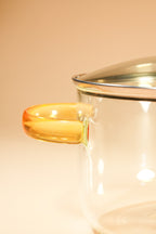 Clarity Borosilicate Glass Kadhai / Pot 1.2 Litre