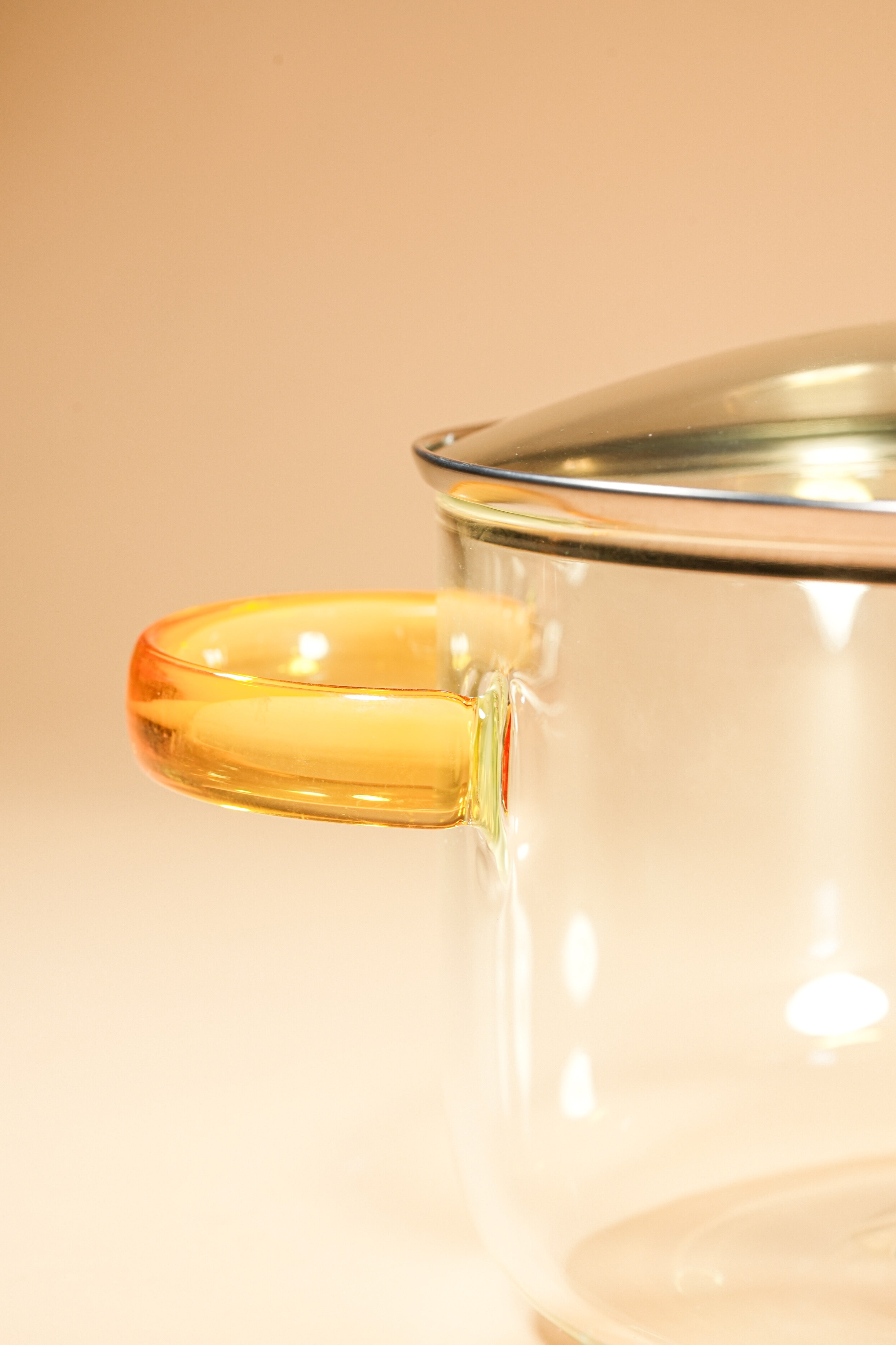 Clarity Borosilicate Glass Kadhai / Pot 3.2 Litre