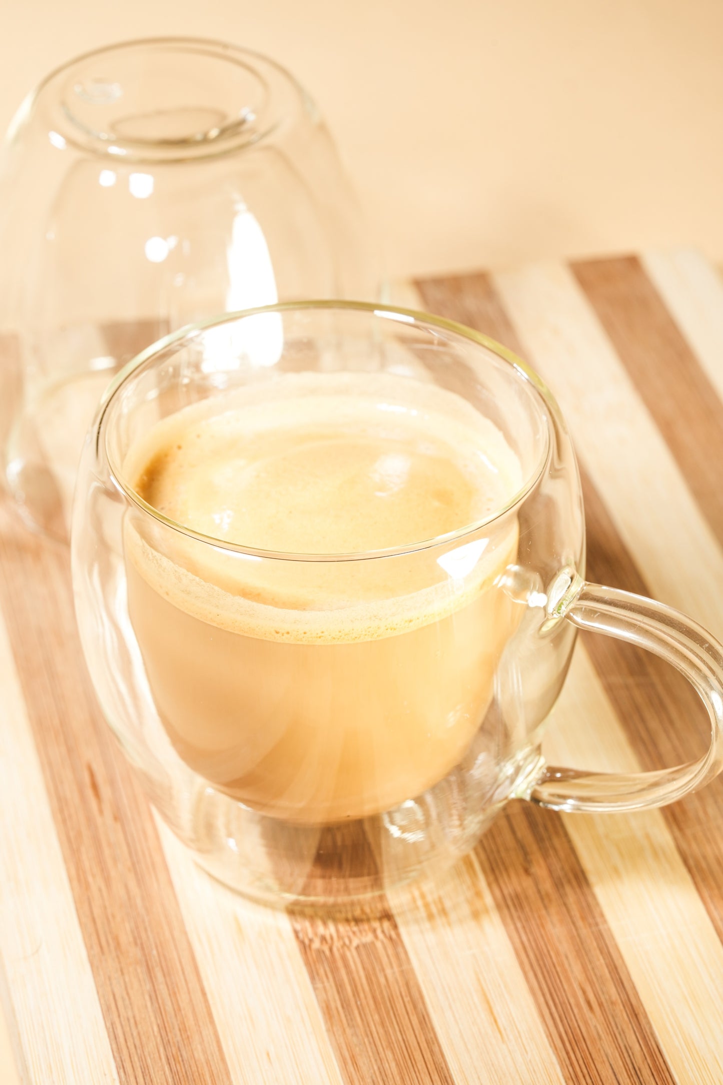 Therma Bloom Double Wall Glass Mug Set of 2 (250ml)