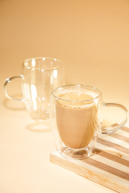 Therma Blum Double Wall Glass Mug Set of 2 (350ml)