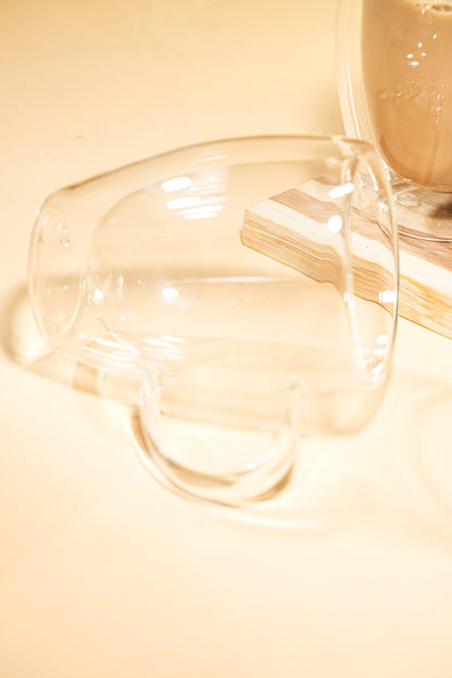 Therma Blum Double Wall Glass Mug Set of 2 (350ml)