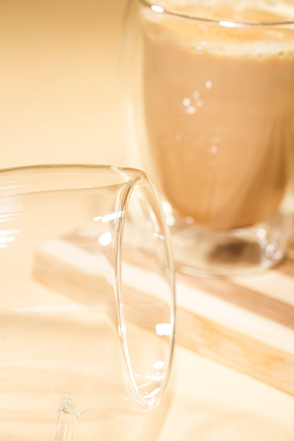Therma Blum Double Wall Glass Mug Set of 2 (350ml)