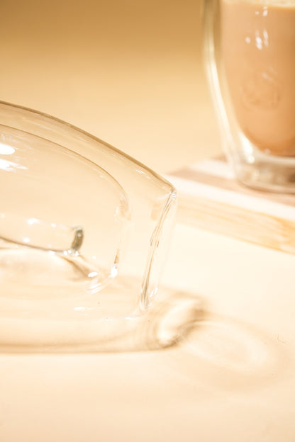 Therma Blum Double Wall Glass Mug Set of 2 (350ml)