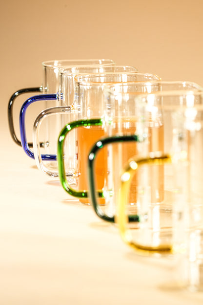 Lume Arc Borosilicate Glass Mug Set of 6 (230ml)