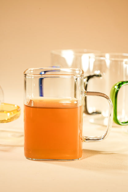 Lume Arc Borosilicate Glass Mug Set of 6 (230ml)