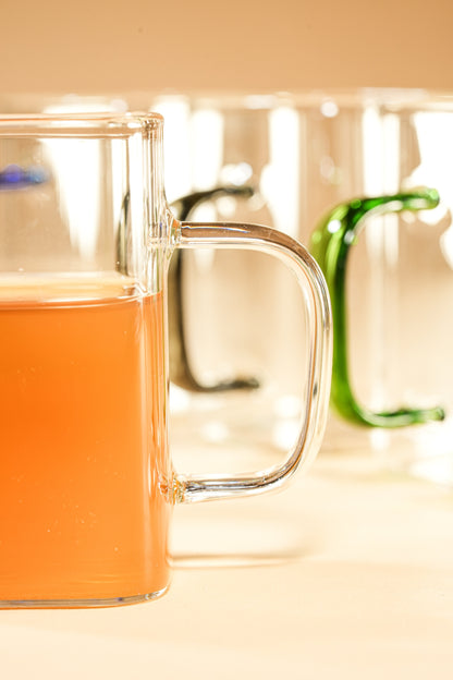 Lume Arc Borosilicate Glass Mug Set of 6 (230ml)