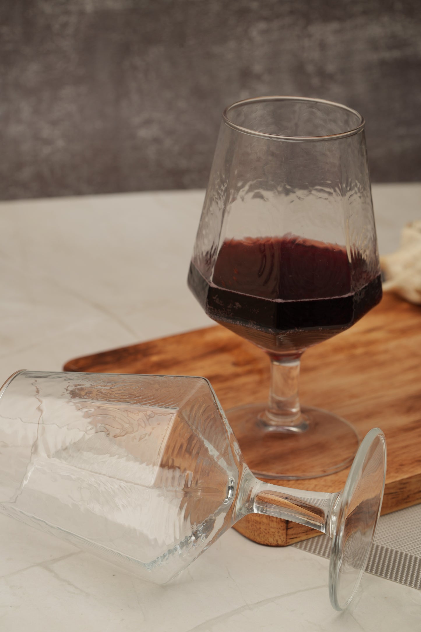 GeoRipple Wine Glass Set of 6 (435ml)