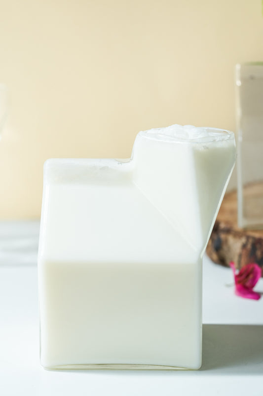 Milky Carton Cocktail Glass Set of 3 (330ml)