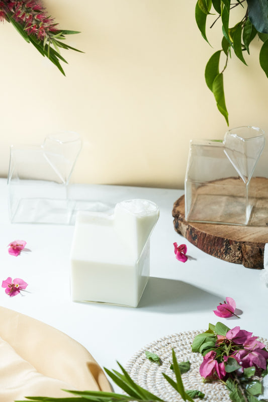 Milky Carton Cocktail Glass Set of 3 (330ml)