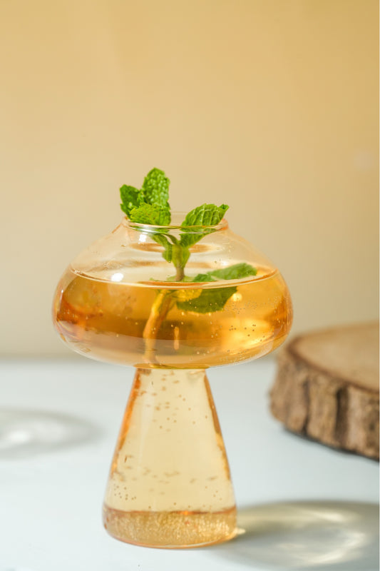Amber Fungi Cocktail Glass Set of 2 (180ml)