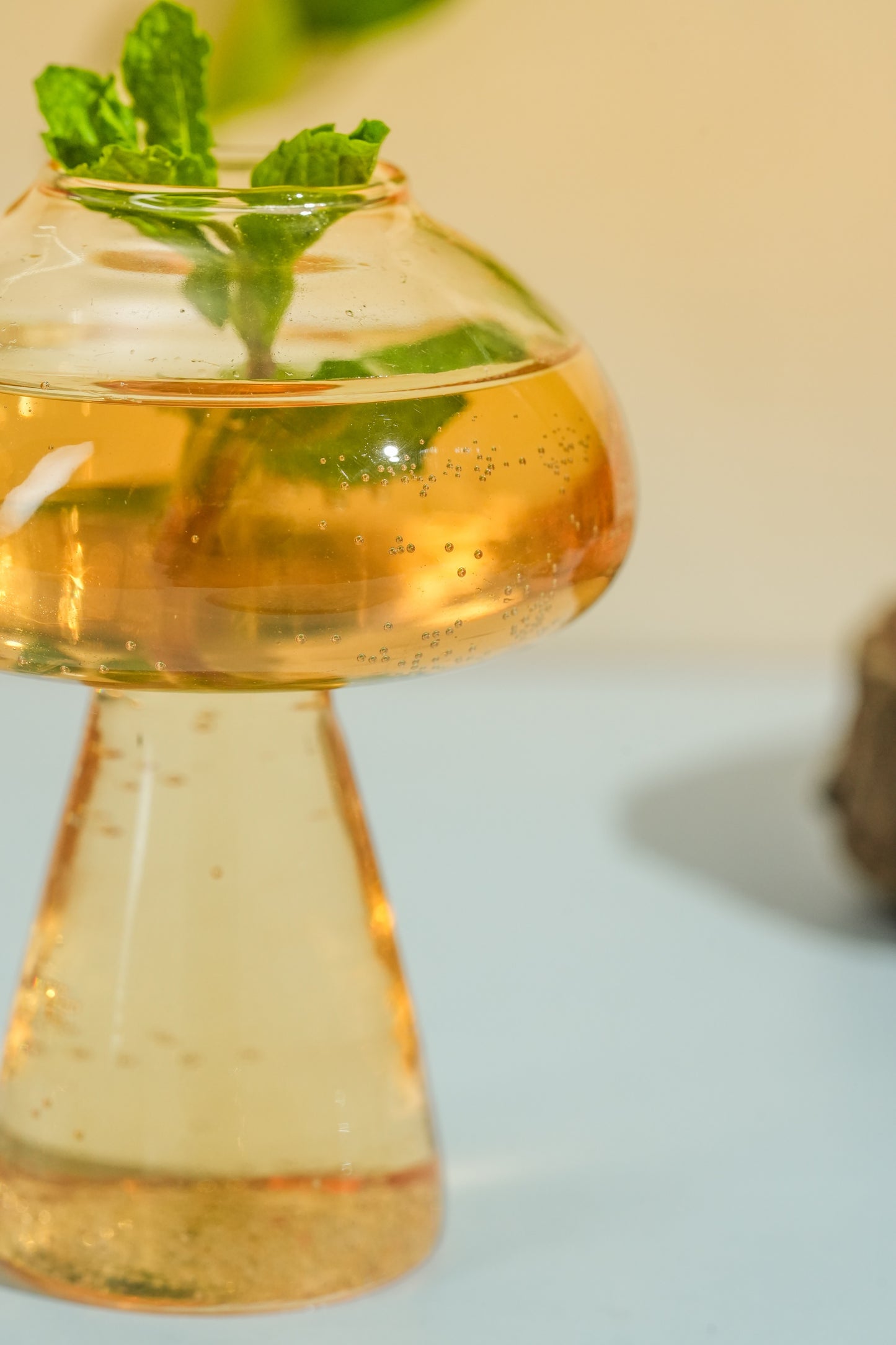Amber Fungi Cocktail Glass Set of 2 (180ml)