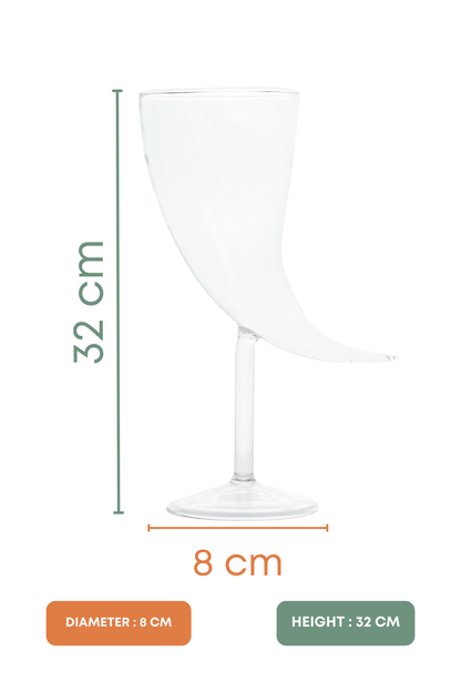 Viking Horn Cocktail Glass Set of 2 (350ml)
