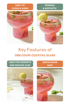 Orb Coupe Cocktail Glass Set of 2 (300ml)