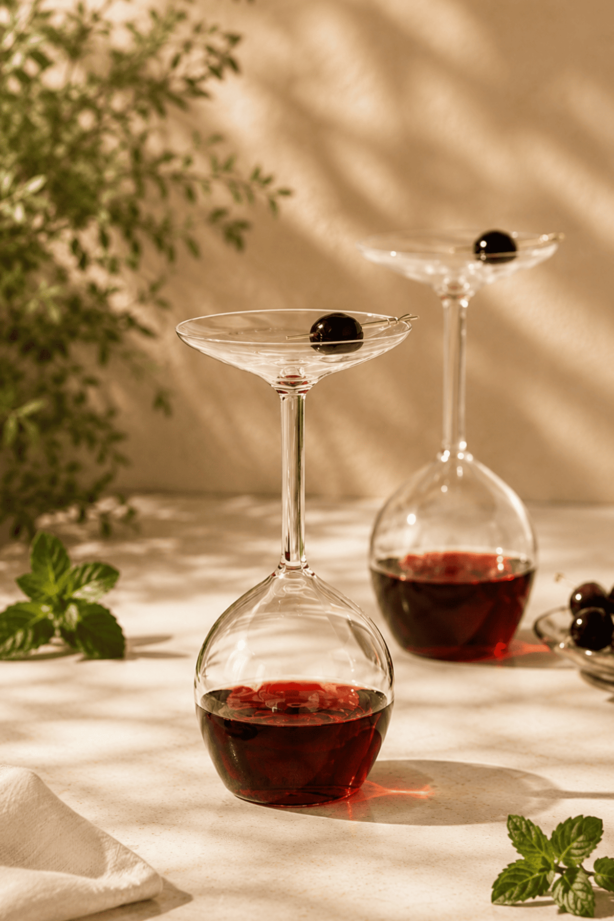 Upside Down Cocktail Glass Set of 2 (400ml)