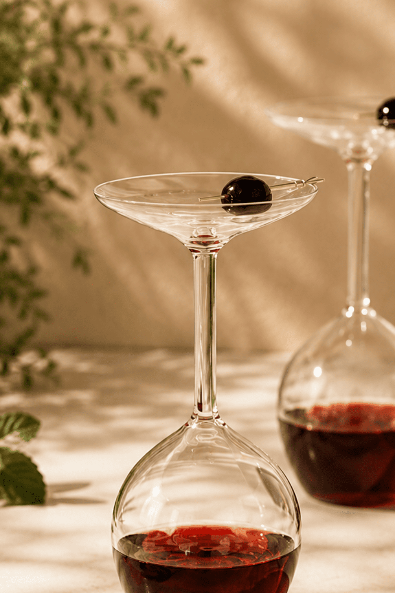 Upside Down Cocktail Glass Set of 2 (400ml)