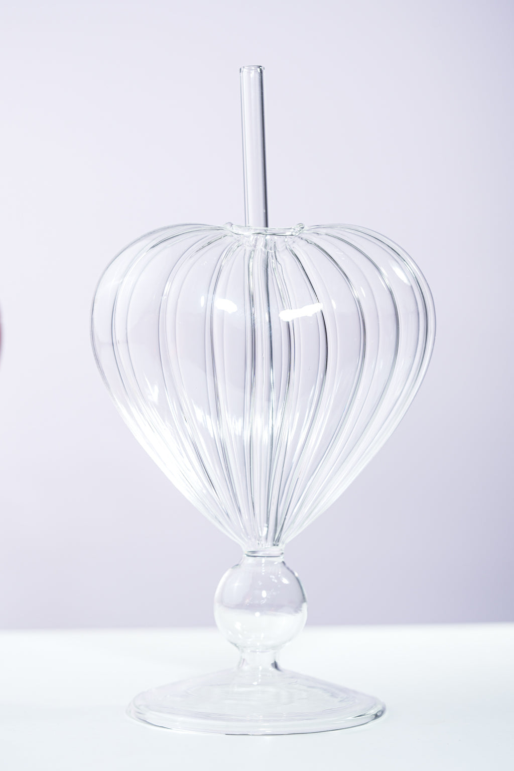 Éclat Amour Cocktail Glass with Glass Straw Set of 2 (250ml)