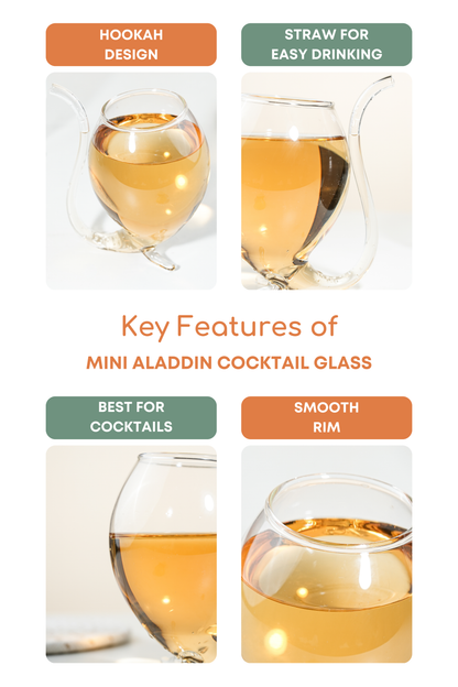 Mini Aladdin Cocktail Glass Set of 2 (250ml)