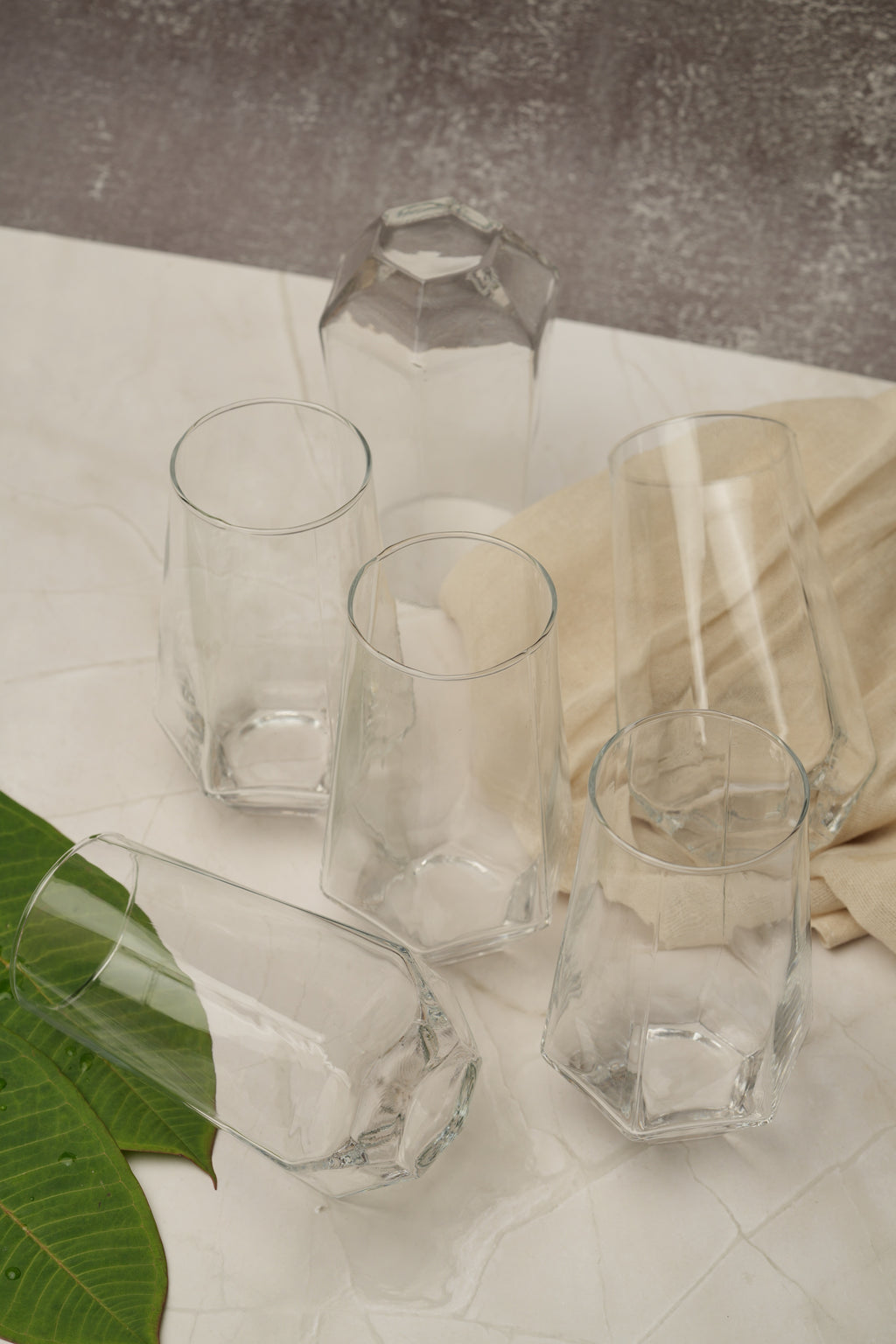 Hexa Base Glass Set of 6 (575ml)