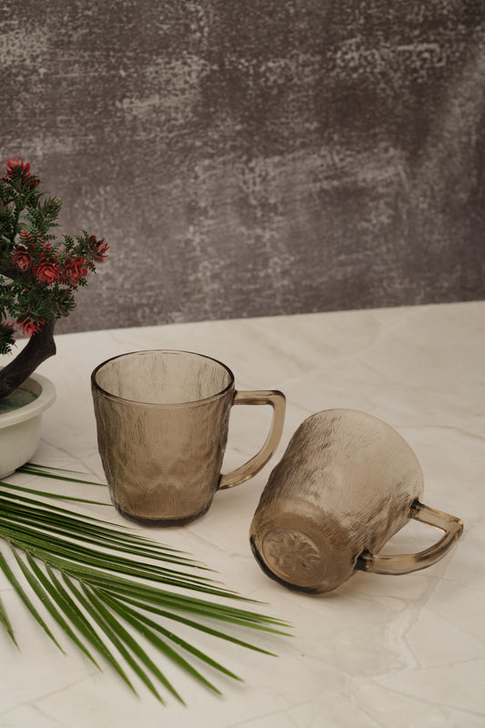 Icey Glass Mug Set of 2 (260ml)