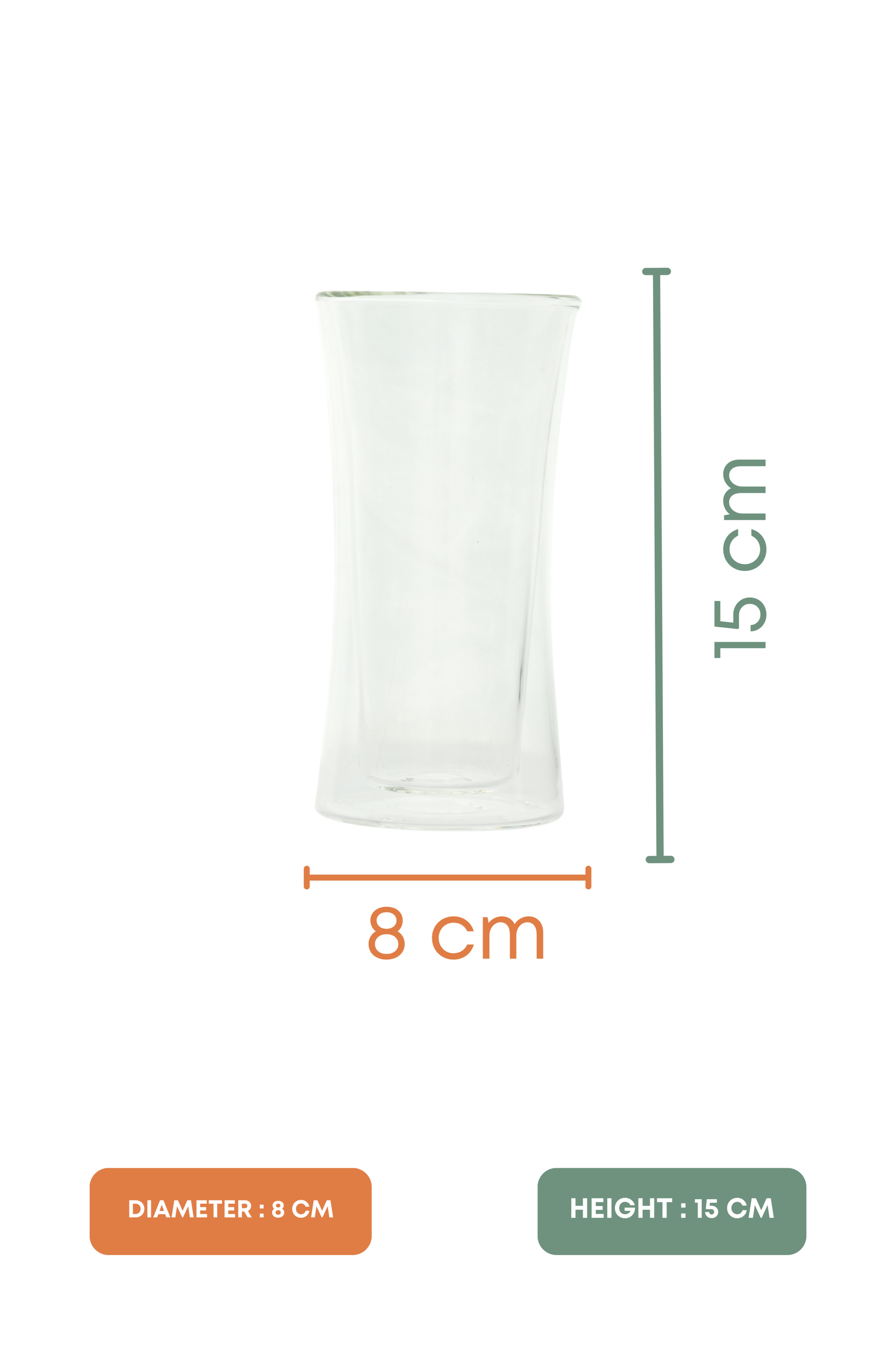 Lumi Double Wall Glass Set of 2 (325ml)