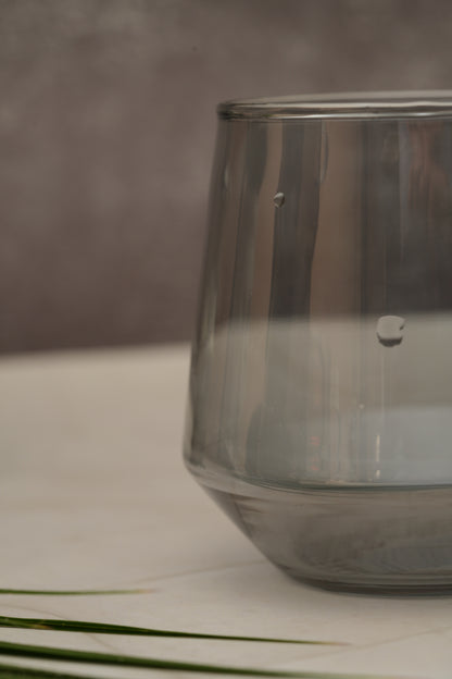 Lumo Smoke Glass Mug Set of 6 (420ml)