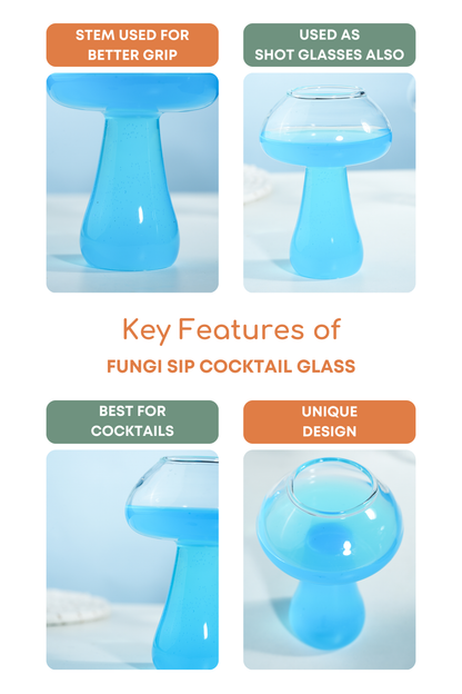 Fungi Sip Cocktail Glass Set of 2 (180ml)