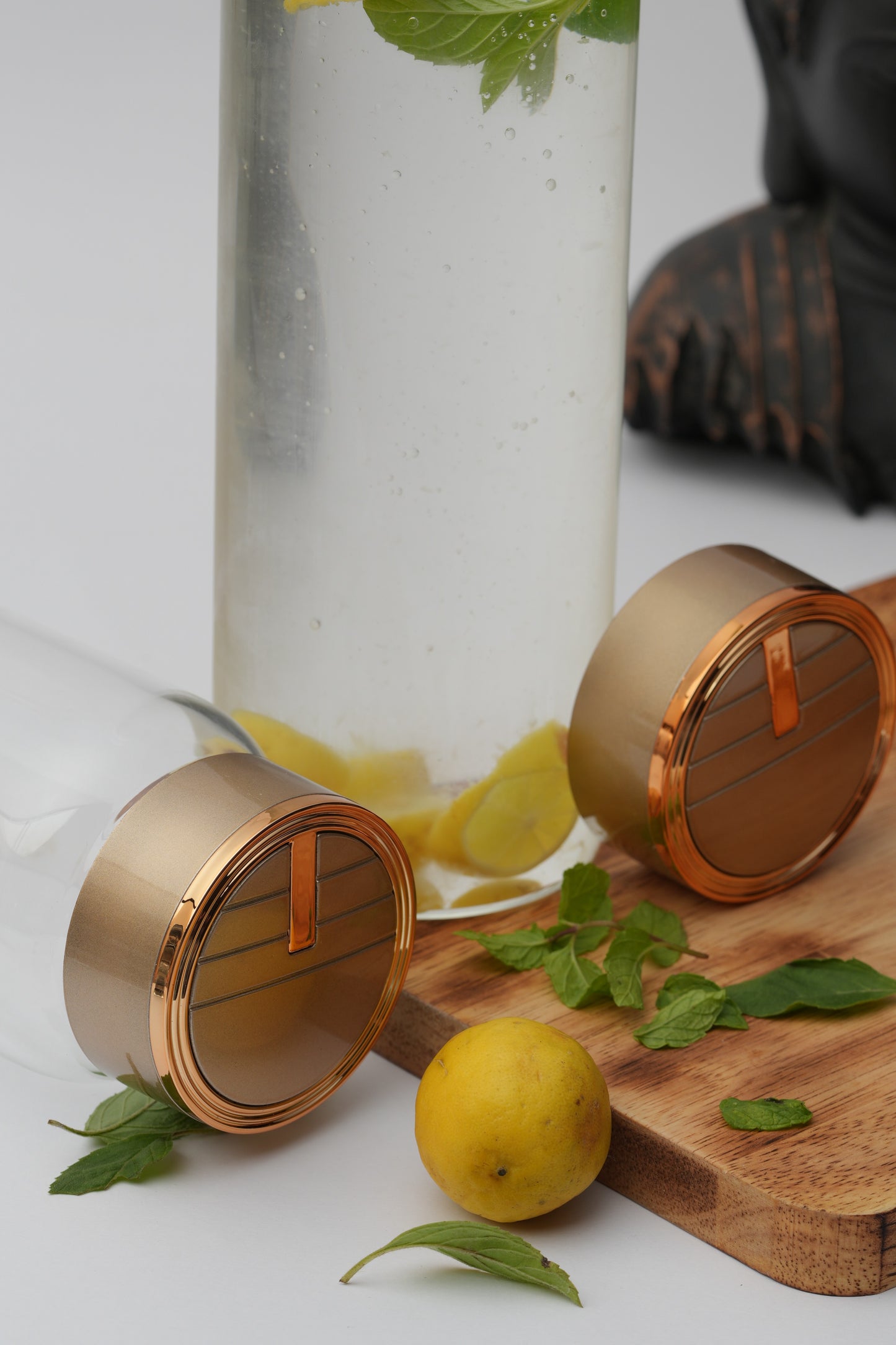 Minimalist Borosilicate Glass Bottle 1 Litre