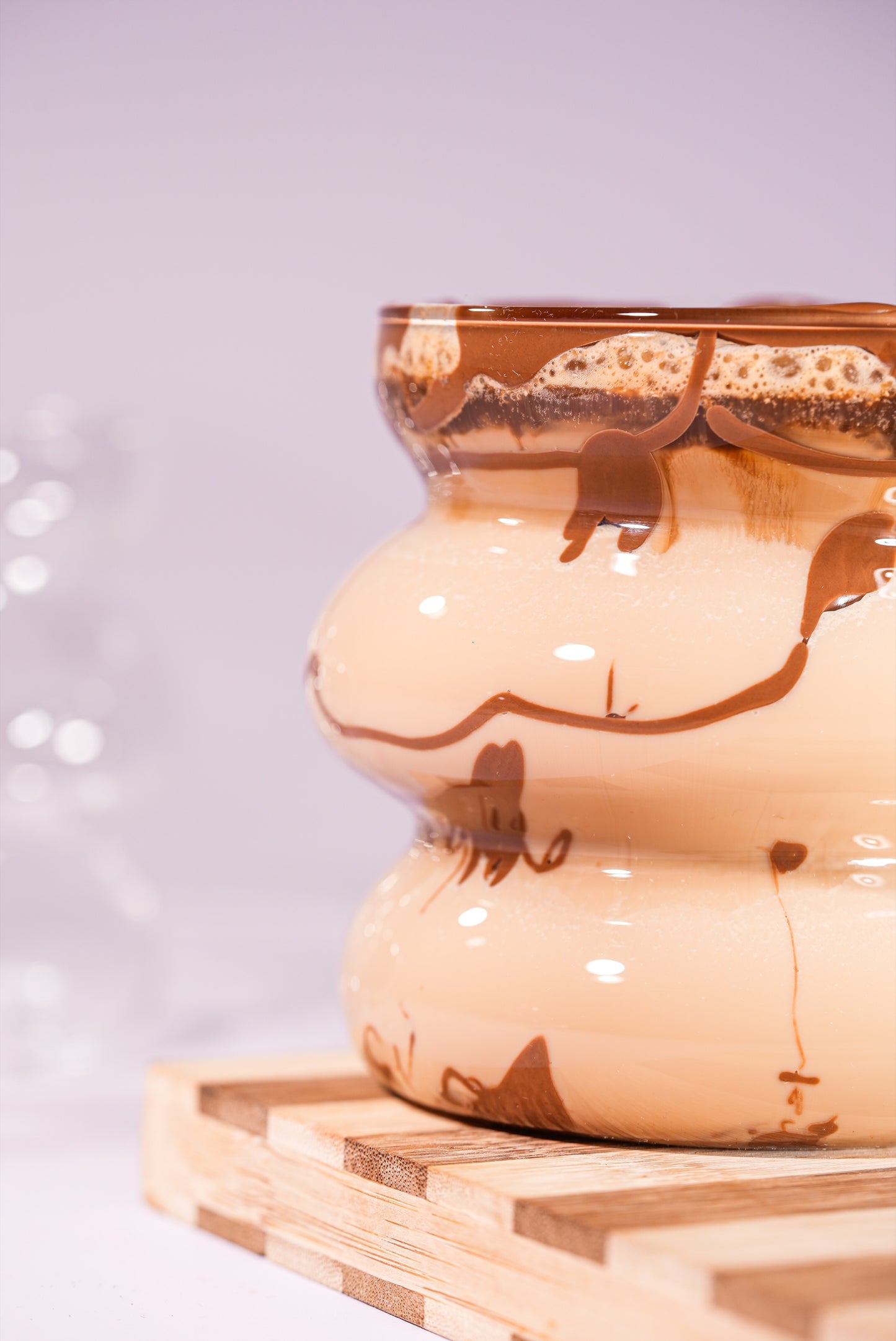 Ripple Stack Borosilicate Glass Mug Set of 4 (350ml)