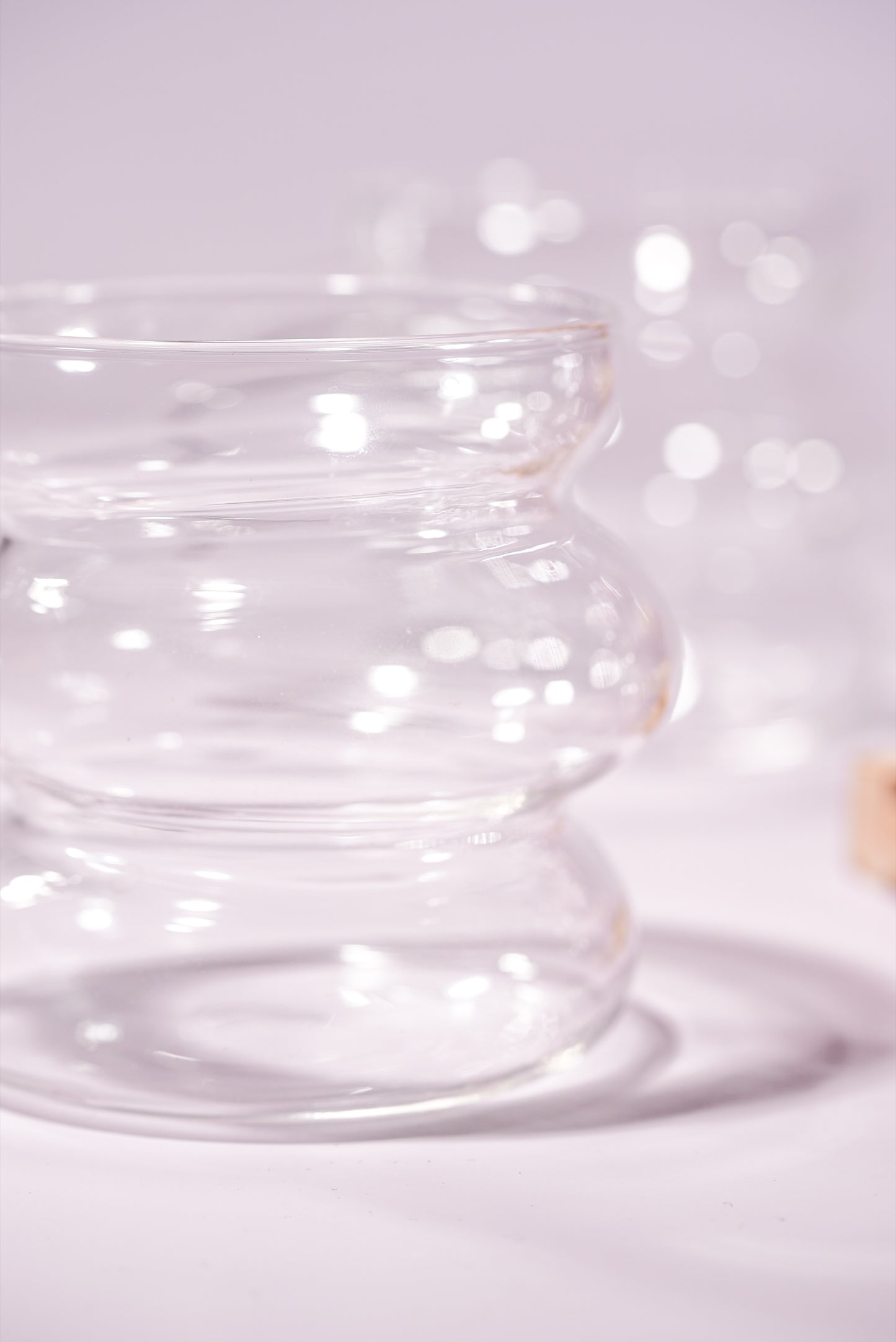 Ripple Stack Borosilicate Glass Mug Set of 4 (350ml)