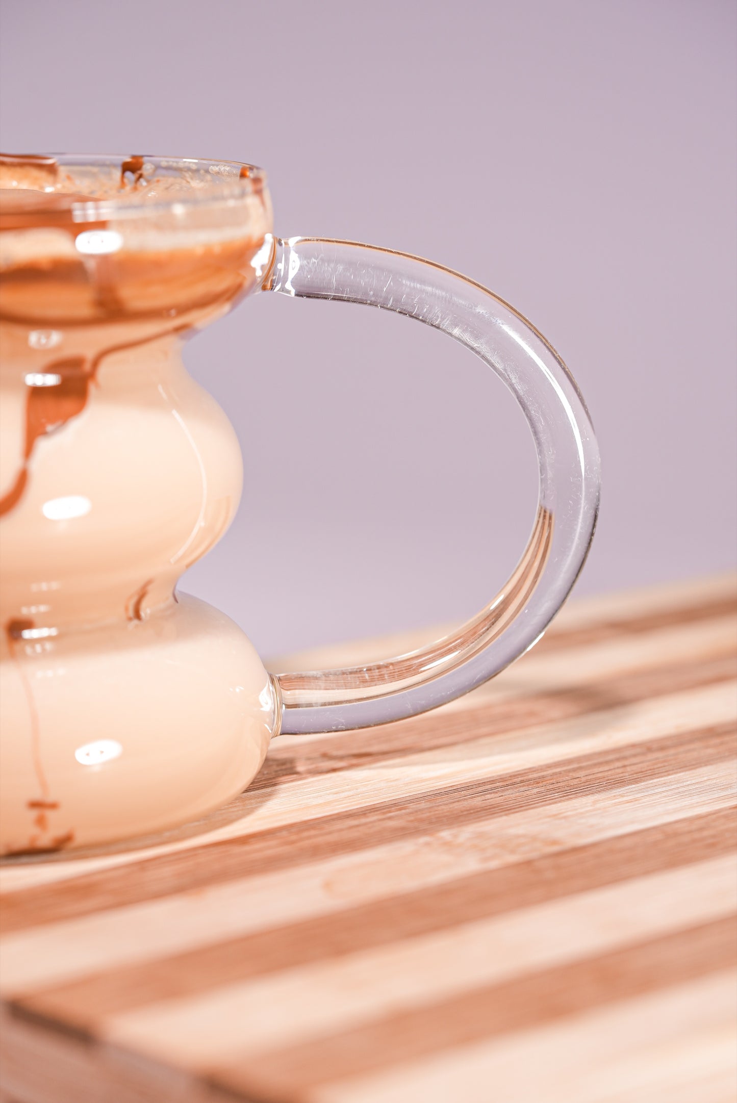 Ripple Stack Borosilicate Glass Mug Set of 4 (350ml)