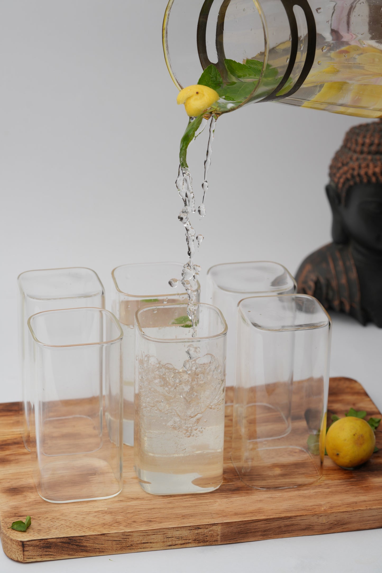 Qubo Borosilicate Glass Set of 6 (320ml)