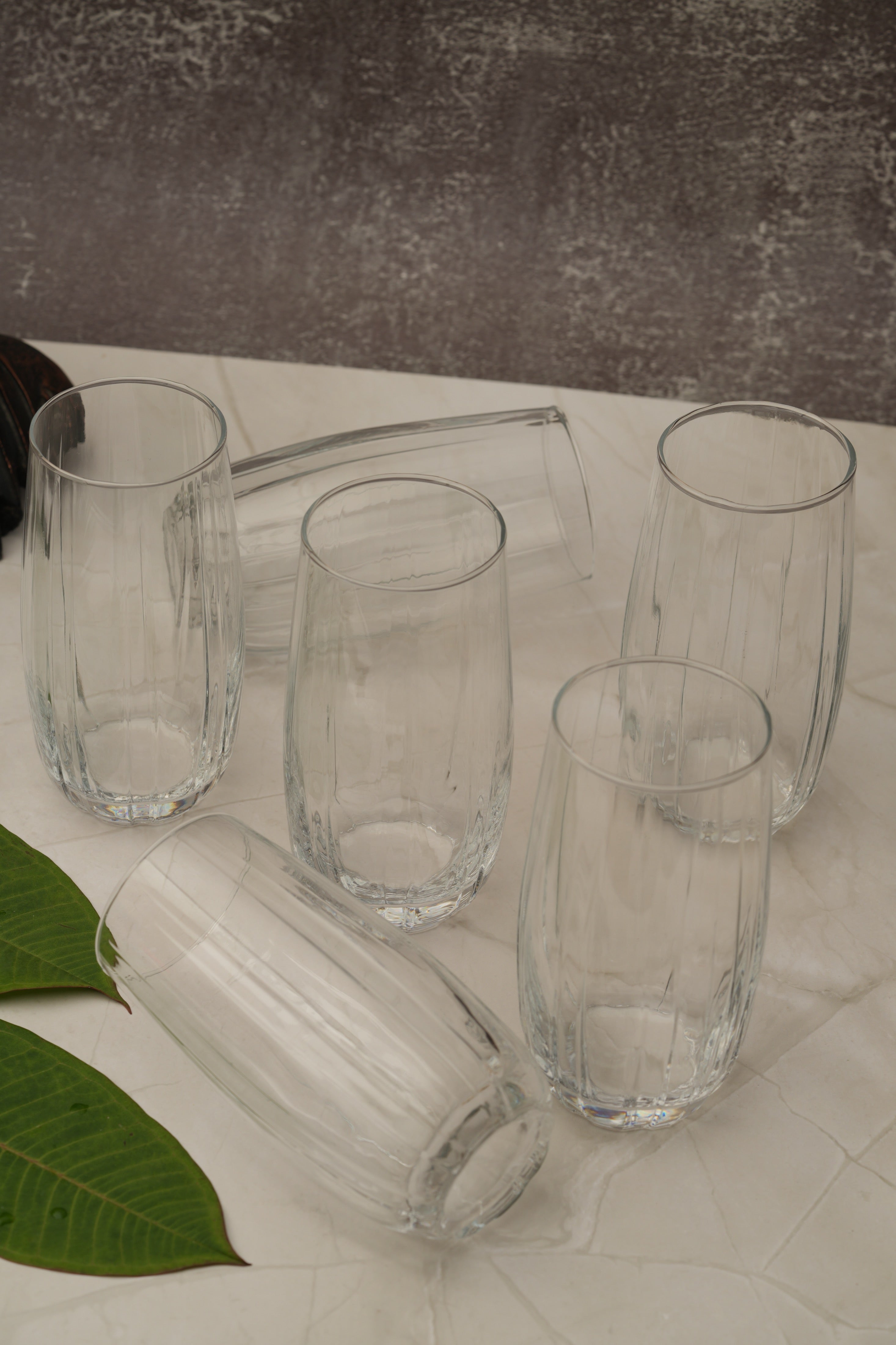 Ribbed Highball Glass Set of 6 (510ml)