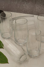 Ribbed Highball Glass Set of 6 (510ml)