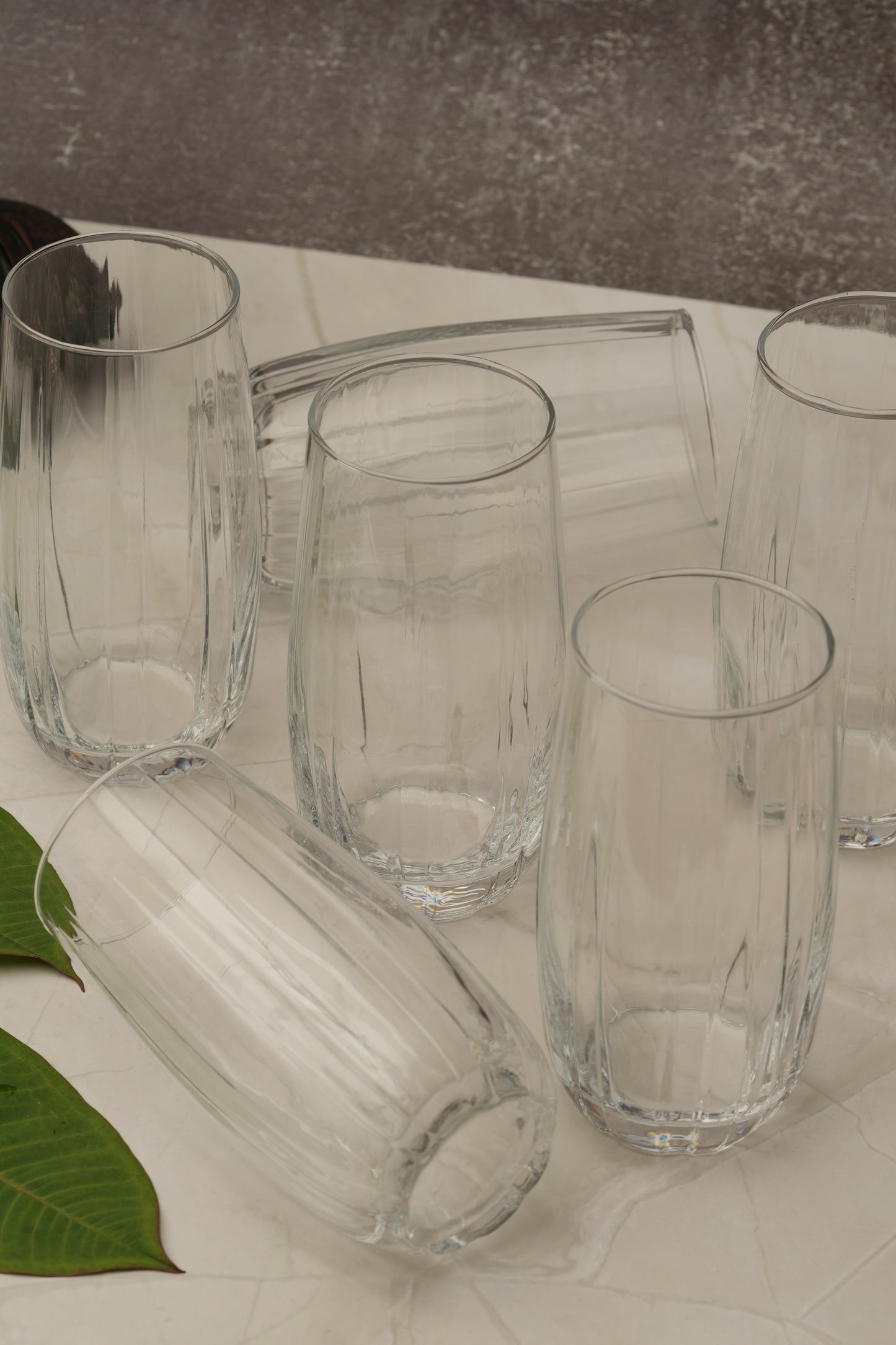 Ribbed Highball Glass Set of 6 (510ml)