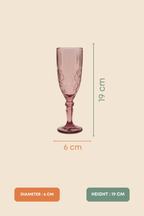 Rosé Royale Goblet Wine Glass Set of 6 (165ml)