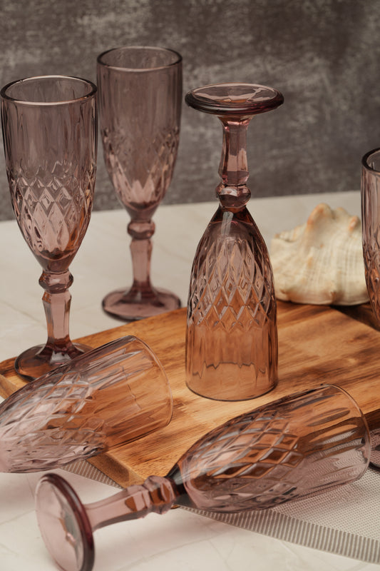 Rosé Royale Goblet Wine Glass Set of 6 (165ml)