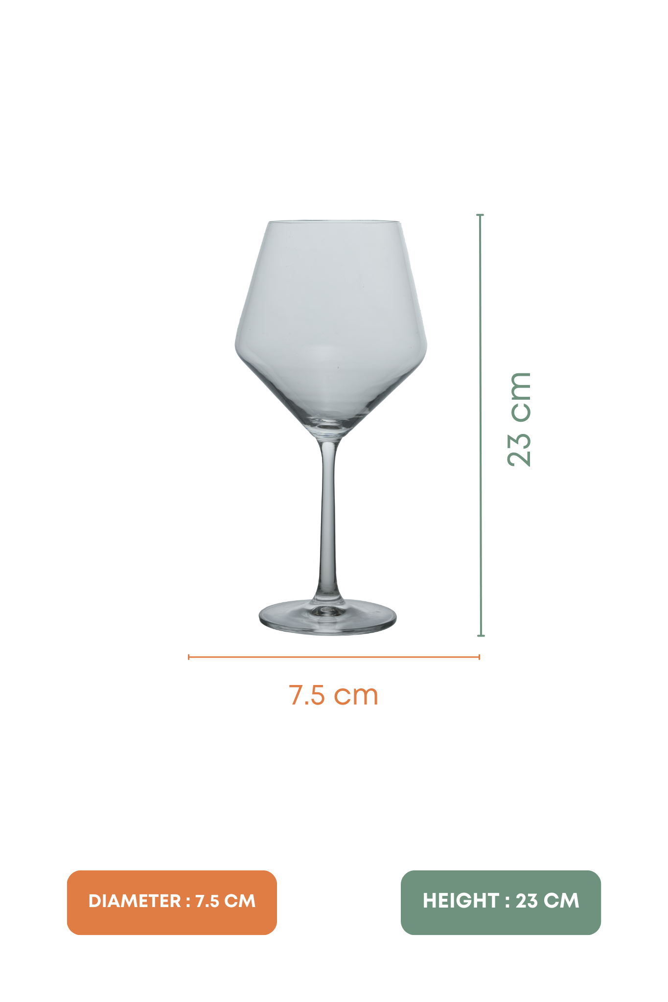 Dolce Vino Cocktail Glass Set of 6 (680ml)