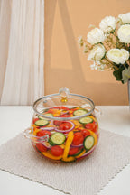 Clerio Borosilicate Glass Kadhai / Pot (2 Litre)