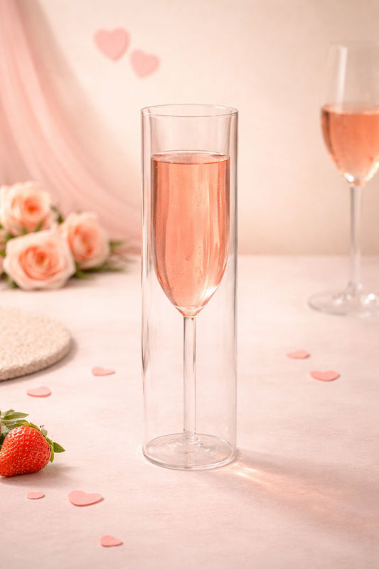 Ethereal Stem Double Wall Cocktail Glass Set of 2 (155ml)