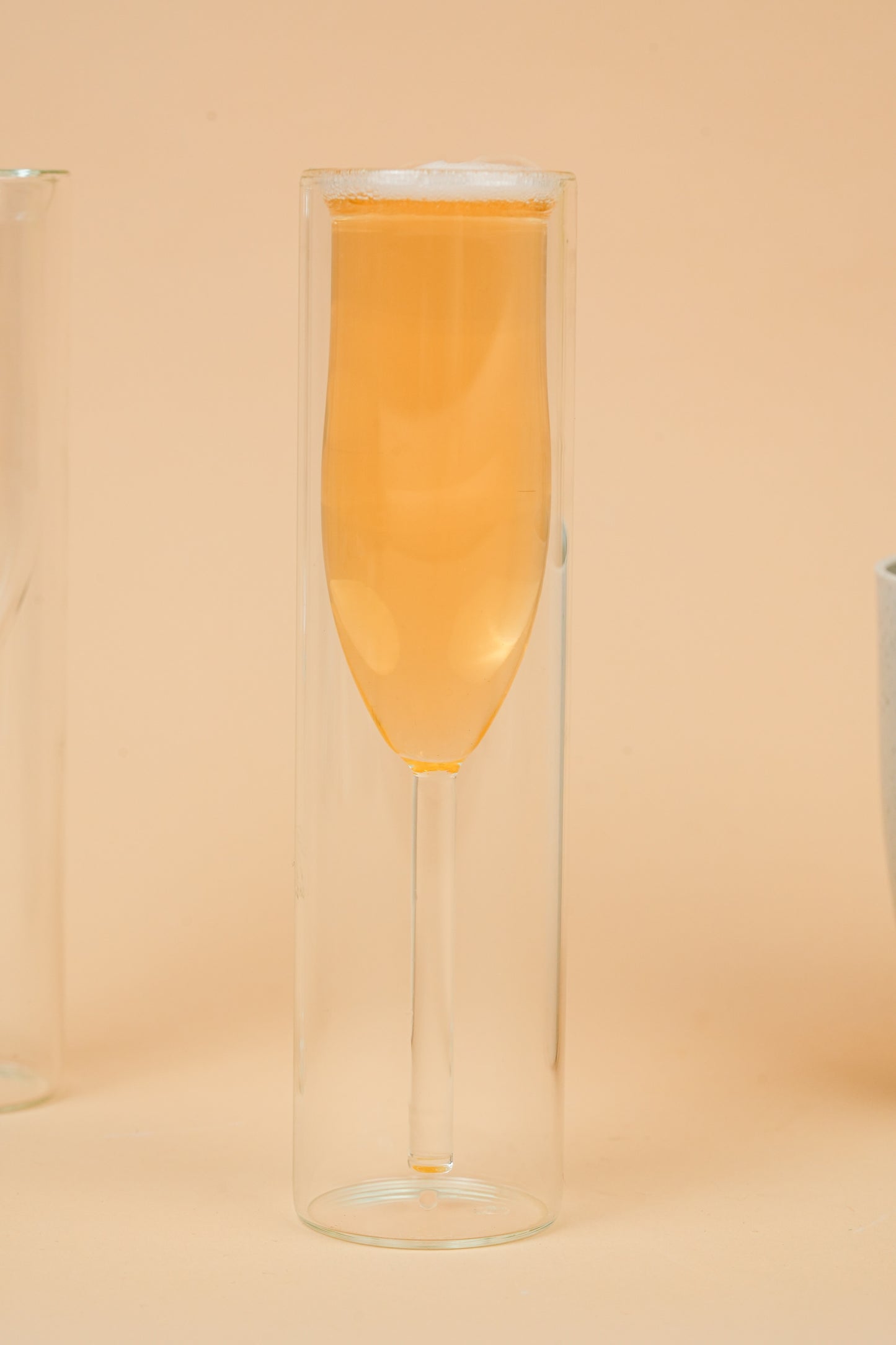 Ethereal Stem Double Wall Cocktail Glass Set of 2 (155ml)