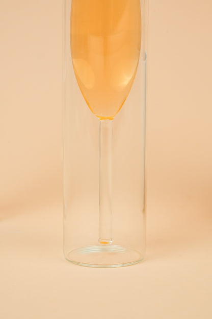 Ethereal Stem Double Wall Cocktail Glass Set of 2 (155ml)