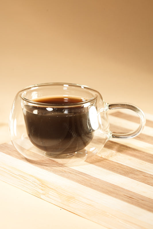 Clear Nest Double Wall Glass Mug Set of 2 (150ml)