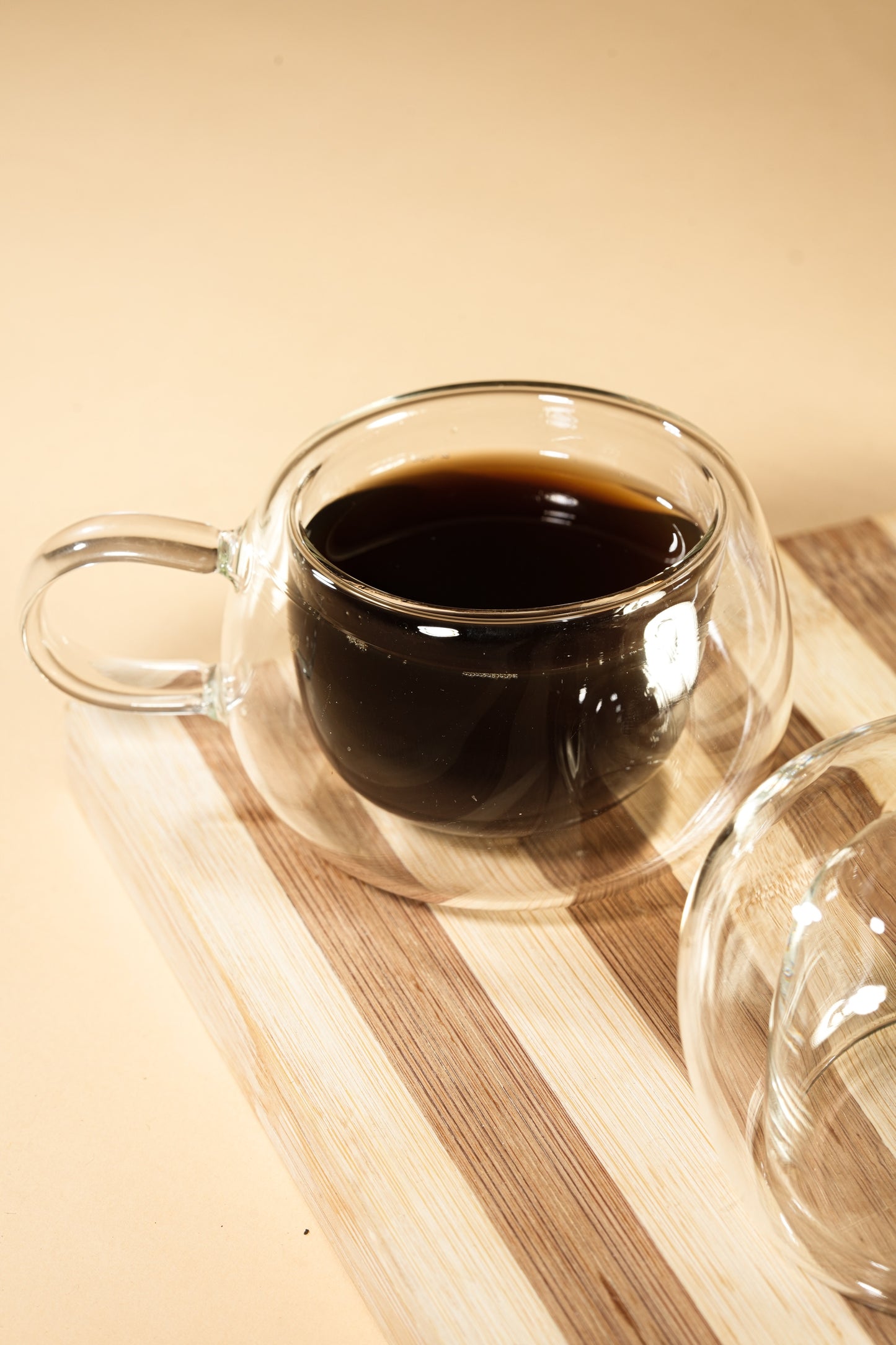 Clear Nest Double Wall Glass Mug Set of 2 (150ml)