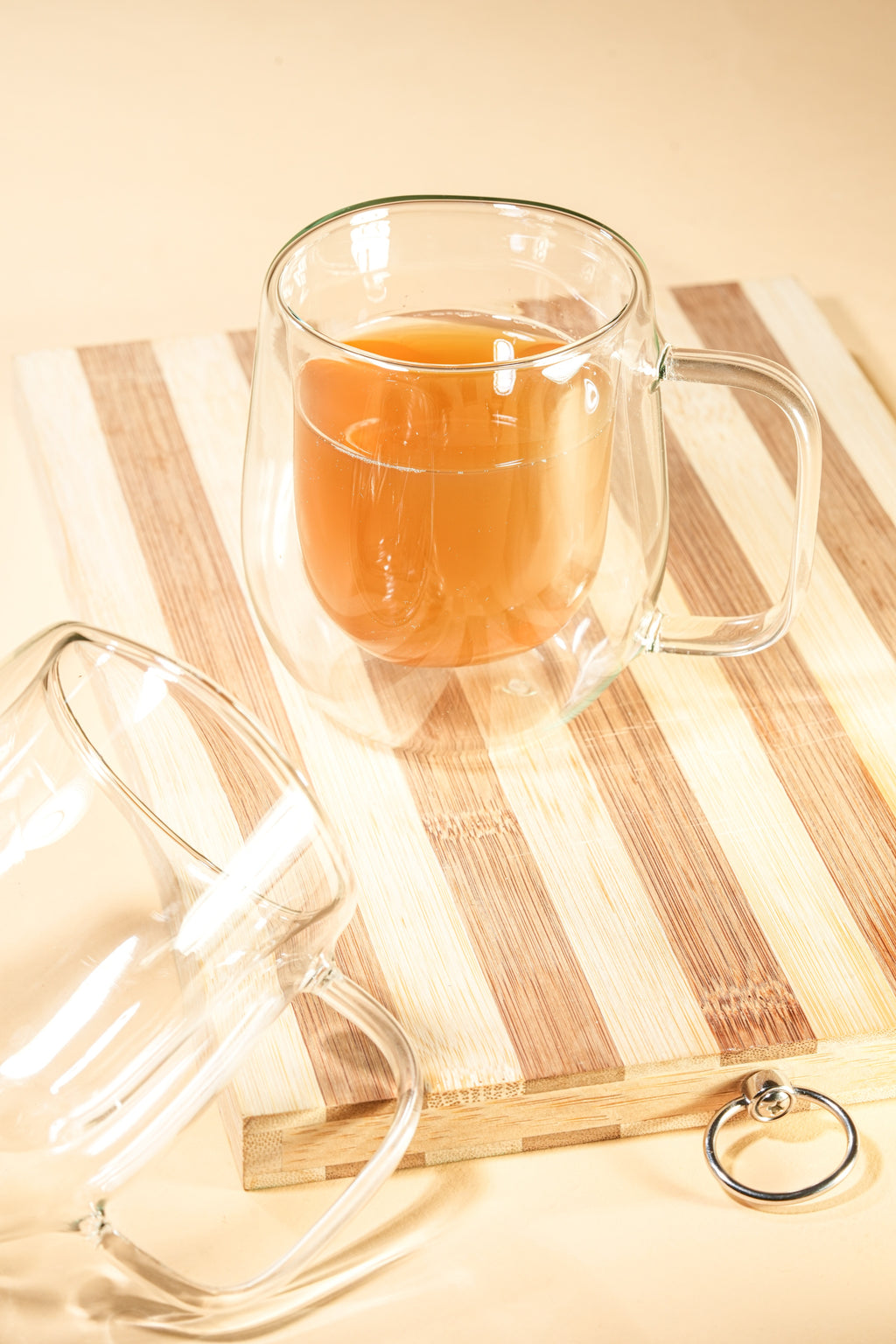 Duo Brew Double Wall Glass Mug Set of 2 (240ml)