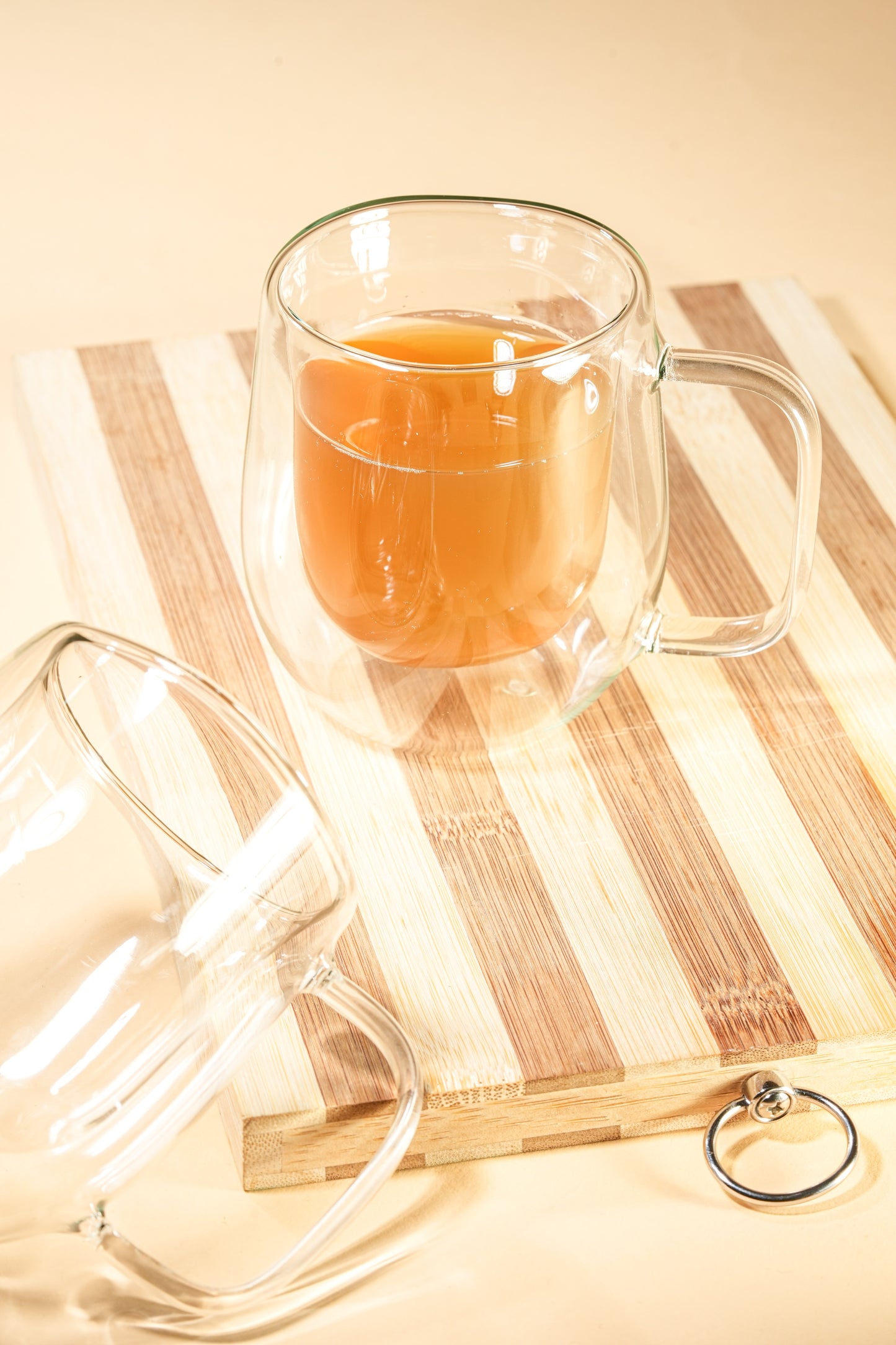 Duo Brew Double Wall Glass Mug Set of 2 (240ml)