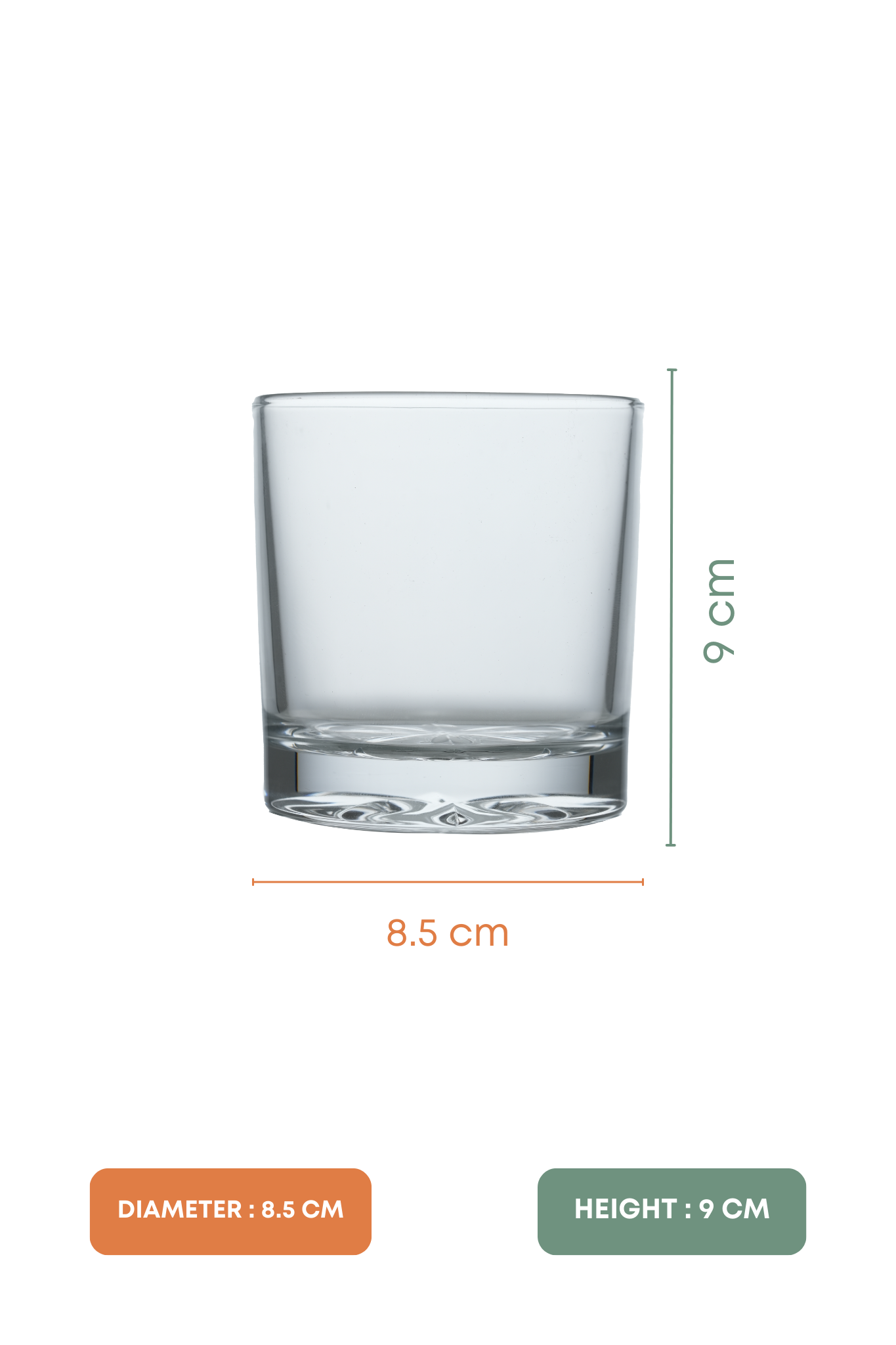 Starburst Whiskey Glass Set of 6 (450ml)