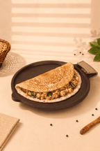 Super Smooth Cast Iron Dosa Tawa 28cm / 11 inch Pre-seasoned, Naturally Nonstick, 100% Pure, Toxin-free, Gas & Induction