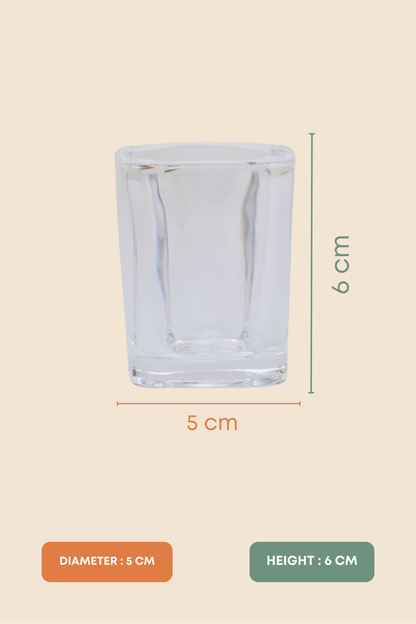 Square Shot Glass Set of 12 (65ml)