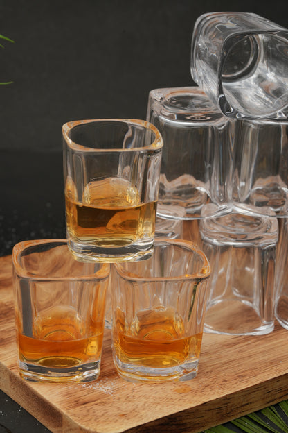 Square Shot Glass Set of 12 (65ml)