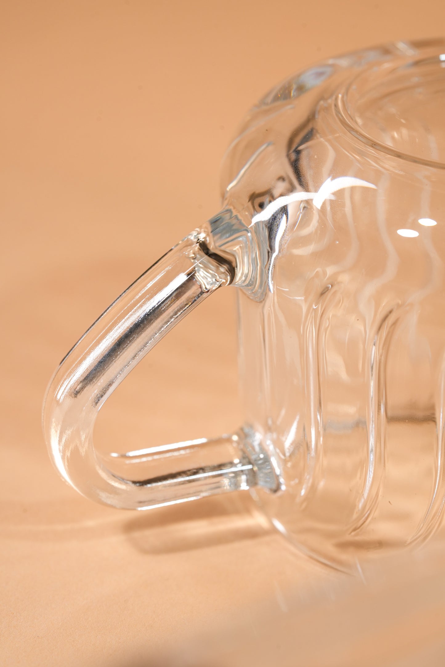 LuxeRib Glass Mug Set of 6 (180ml)